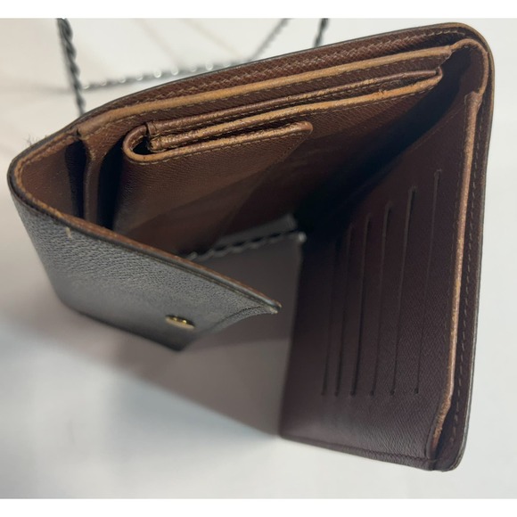 LOUIS VUITTON Monogram Porte Tresor Etui Chequier Wallet M61200 Auth Preowned - Picture 3 of 11